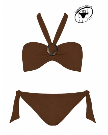 Bikini Rae - Classic Brasilian - Dunkelbraun Bikinis