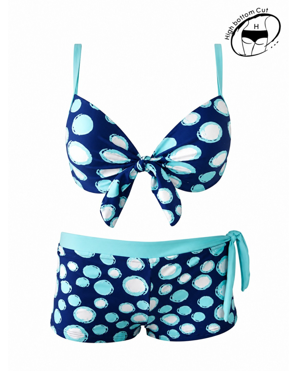 Bikini Rae - High Waist - Dunkelblau Bikinis
