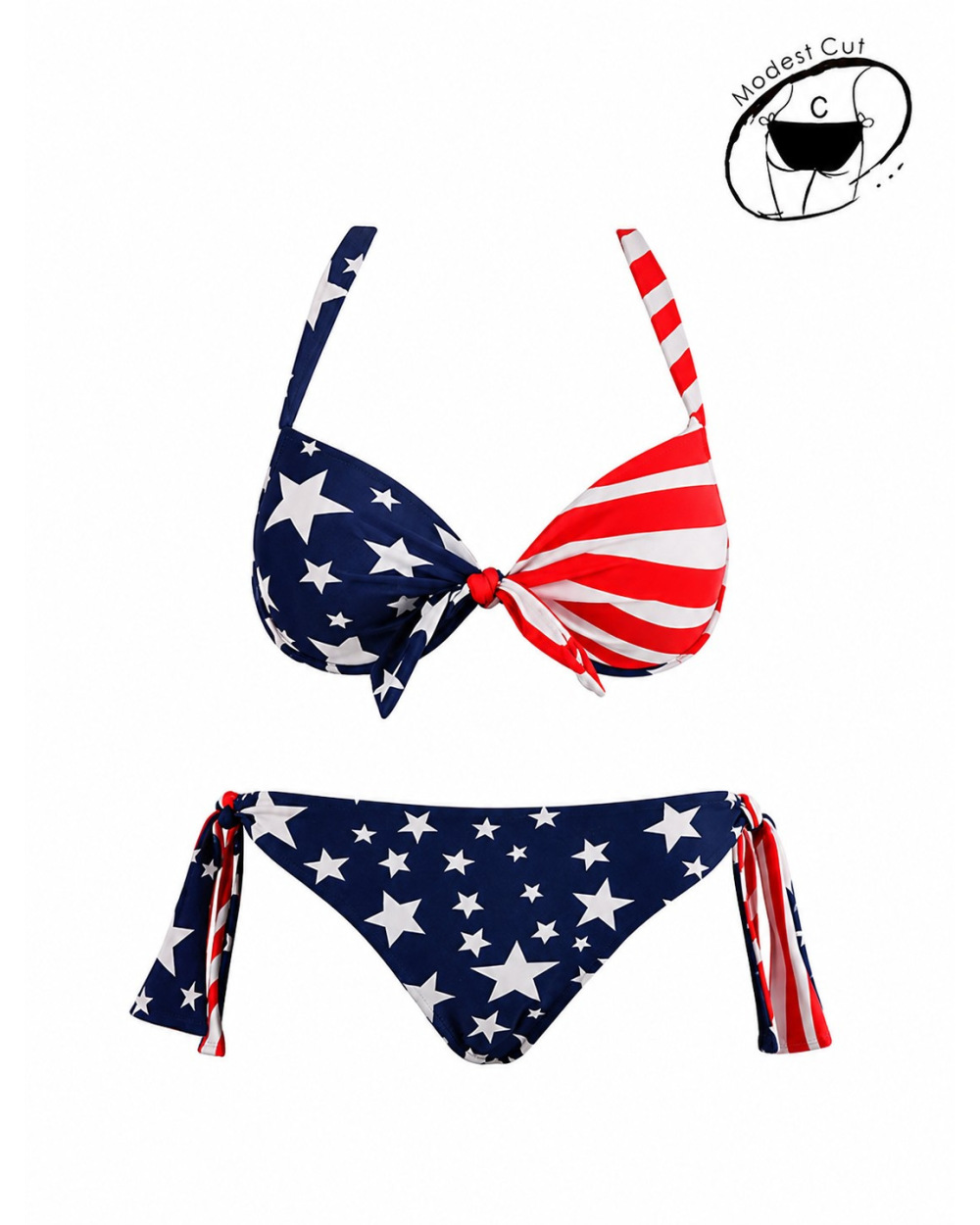 Bikini Rae - Stars and Stripes - BlauBikinis