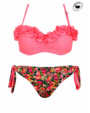 Bikini Rae - Flowers - Neoncoral Swimwear