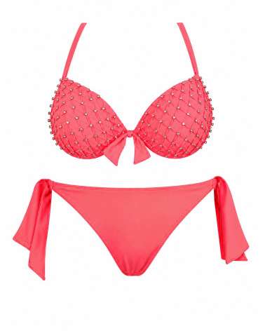 Bikini Rae - Strasssteine - Neonkoralle