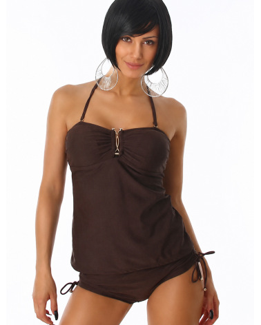 Tankini Esther Queen - Push Up - DunkelbraunTankinis
