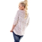 Pullover Miss Charm - Look - Creme/Rot