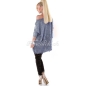 Pullover Mohito Fashion - Glimmer - Blau/Silber