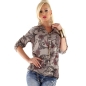 Bluse Styled in Italy - Retro Style - Grau