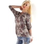 Bluse Styled in Italy - Retro Style - Grau