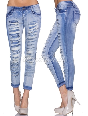 Jeans Newplay - Destroyed - Blau
