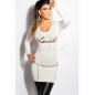 Strickkleid Koucla - Logo - Creme