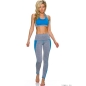 Sportkombi Gondola Blu - Top und Hose - Grau/Blau