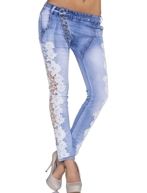 Jeans Realty - Harem Spitze - Blau