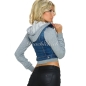 Jacke Miss Two - Jeans/Stoff - Blau/Grau