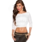 Bluse Koucla - Bauchfrei - Creme