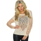 Pullover So Sweet - Garn - Beige