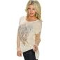 Pullover So Sweet - Garn - Beige