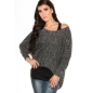 Pullover Koucla - Oversized - Schwarz